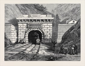 NORTH ENTRANCE TO THE MONT CENIS TUNNEL, MODANE, 1871