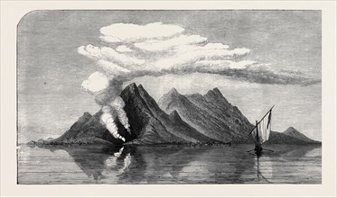 VOLCANIC ERUPTION IN THE ISLAND OF CAMIGUIN, PHILIPPINES, 1871