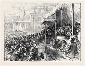 OPENING QUEEN VICTORIA STREET, CITY, LONDON, 1871