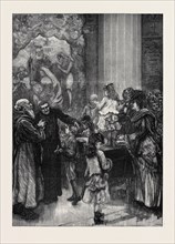 FESTIVAL OF THE PRESEPE, IN THE ARA COELI CHURCH, AT THE CAPITOL, ROME, 1871