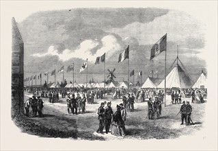 GENERAL VIEW OF THE GROUND AND TENTS, NATIONAL RIFLE ASSOCIATION MEETING AT WIMBLEDON, JULY 13,