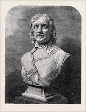 BUST OF OLIVER CROMWELL, BY M. NOBLE, IN THE EXHIBITION OF THE ROYAL ACADEMY