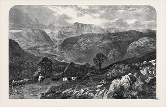 "THE VALLEY OF THE LLEDR," BY J.C. REED, FROM THE EXHIBITION OF THE NEW WATER COLOUR SOCIETY