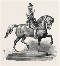 SILVER STATUETTE OF WILLIAM THE TACITURN, A PRIZE FOR THE FORTHCOMING INTERNATIONAL STEEPLECHASE,