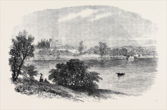 THE GOVERNMENT HOUSE, VIEWED FROM THE EASTERN SIDE OF THE LOWER BOTANIC GARDEN, SKETCHES FROM