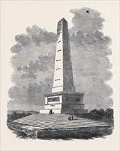 HER MAJESTY'S VISIT TO IRELAND: THE WELLINGTON MONUMENT, PHOENIX PARK, DUBLIN