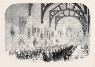 THE INSTALLATION OF LORD PALMERSTON AS LORD WARDEN OF THE CINQUE PORTS: THE BANQUET IN THE TOWNHALL