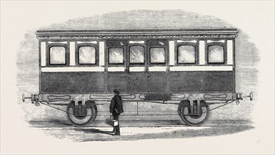 HER MAJESTY'S CARRIAGE ON THE LONDON AND NORTH-WESTERN RAILWAY