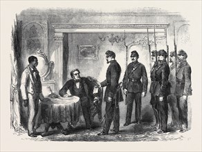 THE WAR IN AMERICA: ARREST OF MR. FAULKNER, LATE UNITED STATES' MINISTER TO FRANCE, AT BROWN'S