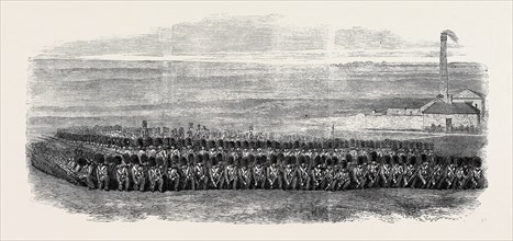 SQUARE OF THE FIRST BATTALION OF GRENADIER GUARDS, TO WHICH, BRIGADED WITH THE 36TH REGIMENT, THE