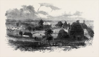 THE CIVIL WAR IN AMERICA: VIEW OF YORKTOWN, VIRGINIA, FROM THE OLD NELSON HOUSE