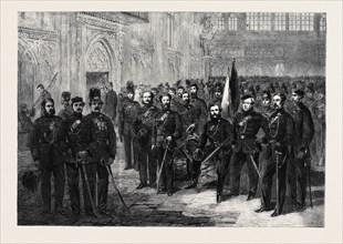 OFFICERS AND PRIVATES OF THE LONDON RIFLE VOLUNTEER BRIGADE