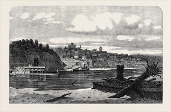 VIEW OF ST. JOE, MISSOURI, FROM THE KANSAS SIDE