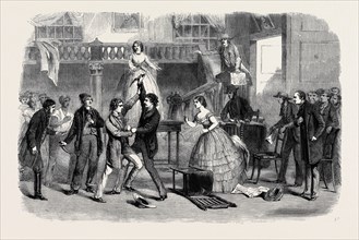 SCENE FROM MR. BOUCICAULT'S NEW DRAMA AT THE ADELPHI: THE SLAVE MARKET, SALE OF THE OCTOROON