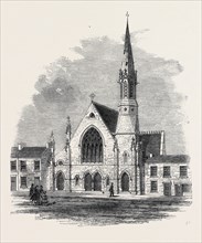 CONGREGATIONAL BICENTENARY MEMORIAL CHURCH IN COURSE OF ERECTION AT DARLINGTON