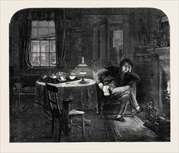 THE FIRST CHRISTMAS FROM HOME, DRAWN BY A. HUNT