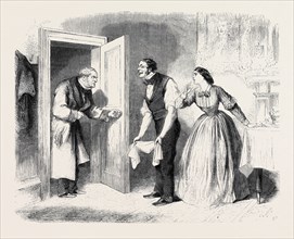 "A PEARL AMONG WOMEN;" "WHERE IS MISS SILLERY?" INQUIRED MR. LAWRENCE, DRAWN BY L. HUARD