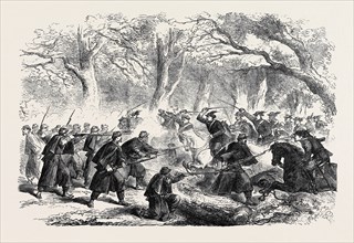 THE CIVIL WAR IN AMERICA: SKIRMISH NEAR FALL'S CHURCH, VIRGINIA, DECEMBER 21, 1861