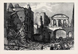 FORLORN CONDITION OF TEMPLE BAR, 1868