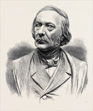 BUST OF THE LATE VICTOR COUSIN, BY A. MUNRO, PRESENTED TO THE INSTITUTE OF FRANCE, 1868