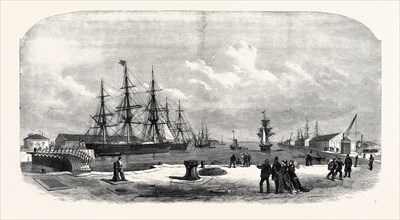 GENERAL VIEW OF THE NEW DOCKS AT MILLWALL, 1868