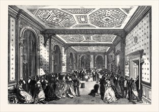 MR. AND MRS. DISRAELI'S ASSEMBLY AT THE NEW FOREIGN OFFICE, 1868