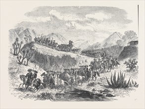 CONVEYING SILVER FROM THE MINES TO MEXICO, 1868