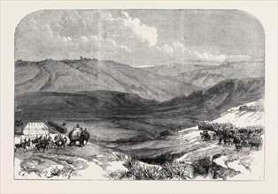 THE EXPEDITION TO ABYSSINIA: MEETING OF THE PRINCE OF TIGRE WITH SIR ROBERT NAPIER, 1868