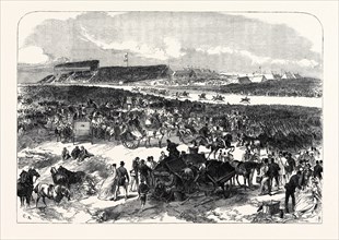 VISIT OF THE PRINCE AND PRINCESS OF WALES TO IRELAND: GENERAL VIEW OF PUNCHESTOWN RACES, 1868
