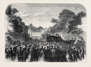 FUNERAL OF THE LATE LORD BROUGHAM AT CANNES, 1868