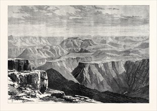 THE WAR IN ABYSSINIA: MAGDALA, FROM THE DALANTA PLAIN, 1868