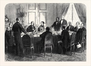 COUNCIL OF MINISTERS AT THE TUILERIES, PARIS, FRANCE, 1868