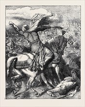 ILLUSTRATED EDITION OF "LALLA ROOKH": BATTLE SCENE FROM "THE VEILED PROPHET OF KHORASSAN"