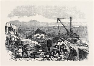 ST. MARY'S ISLAND: THE CONVICTS AT LABOUR, CHATHAM PRISON, 1861