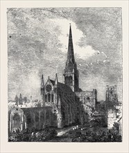 CHICHESTER CATHEDRAL: GENERAL VIEW FROM WEST STREET