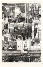 NEW YORK: THE NEW ARMORY OF THE SEVENTH REGIMENT, N.G.S.N.Y. THE RECEPTION ON SUBSCRIBERS' DAY,