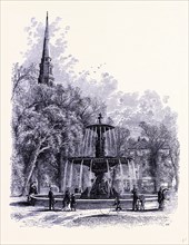 The Brewer Fountain in Boston, United States of America
