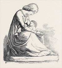 "THE MOTHER'S PRAYER." (SCULPTURE), BY W.C. MARSHALL, R.A., EXHIBITION OF THE ROYAL ACADEMY
