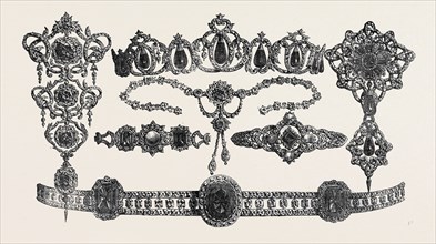 JEWELS EXHIBITED BY MR. HANCOCK, AT THE PARIS PALACE OF INDUSTRY