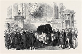 FUNERAL OF THE LATE SIR EDWARD PARRY, IN THE CHAPEL OF GREENWICH HOSPITAL