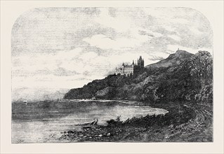 DUNROBIN CASTLE, FROM THE EAST.