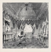 HER MAJESTY'S VISIT TO PARIS: BOUDOIR FOR THE RECEPTION OF QUEEN VICTORIA, AT THE UNIVERSAL