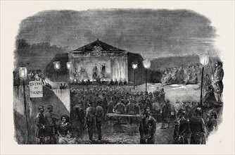 "THEATRE DES ZOUAVES," IN THE FRENCH CAMP, BEFORE SEBASTOPOL