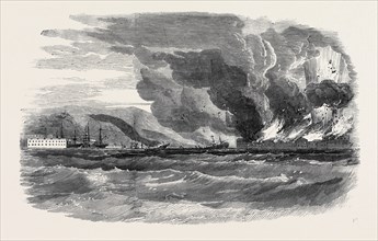 SEBASTOPOL, SEPTEMBER 9, FORT ALEXANDER ON FIRE