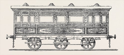 RAILWAY STATE CARRIAGE FOR HIS HIGHNESS THE VICEROY OF EGYPT