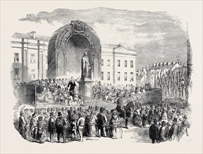 INAUGURATION OF THE STATUE OF THE LATE EARL OF BELFAST, AT BELFAST