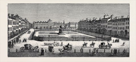 THE SQUARE IN 1753, THE INAUGURATION OF LEICESTER SQUARE