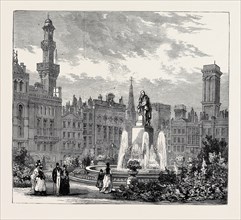 THE SQUARE IN 1874, THE INAUGURATION OF LEICESTER SQUARE
