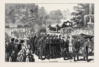 THE FUNERAL OF MARSHAL CONCHA AT MADRID, JULY 18, 1874