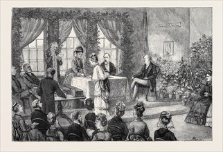 PRIZE DISTRIBUTION AT THE NATIONAL ORPHAN HOME, HAM COMMON, SURREY, JULY 25, 1874